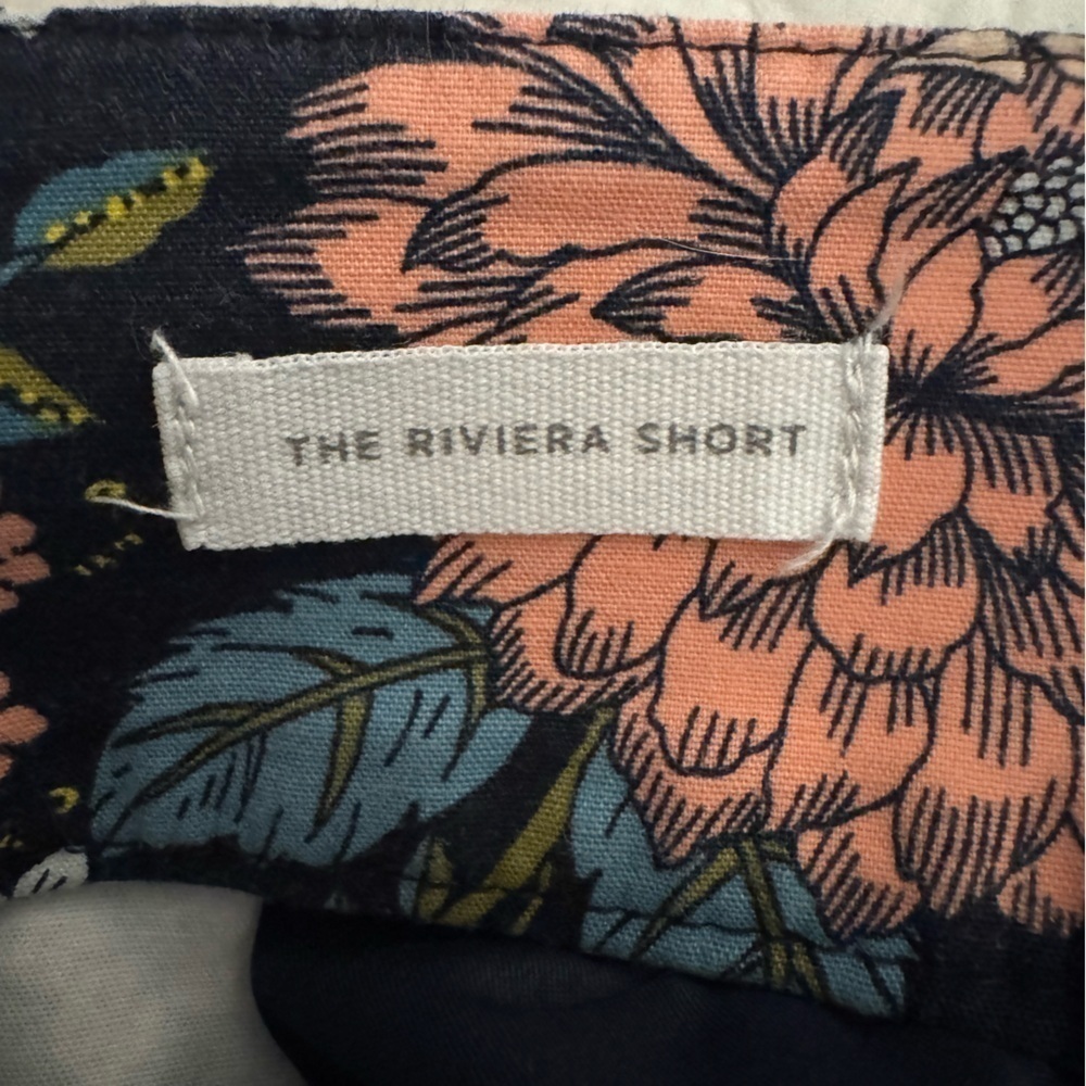 2 pair Loft shorts, size 6 EUC one pink with patch pockets & navy floral Riveria - Picture 16 of 16